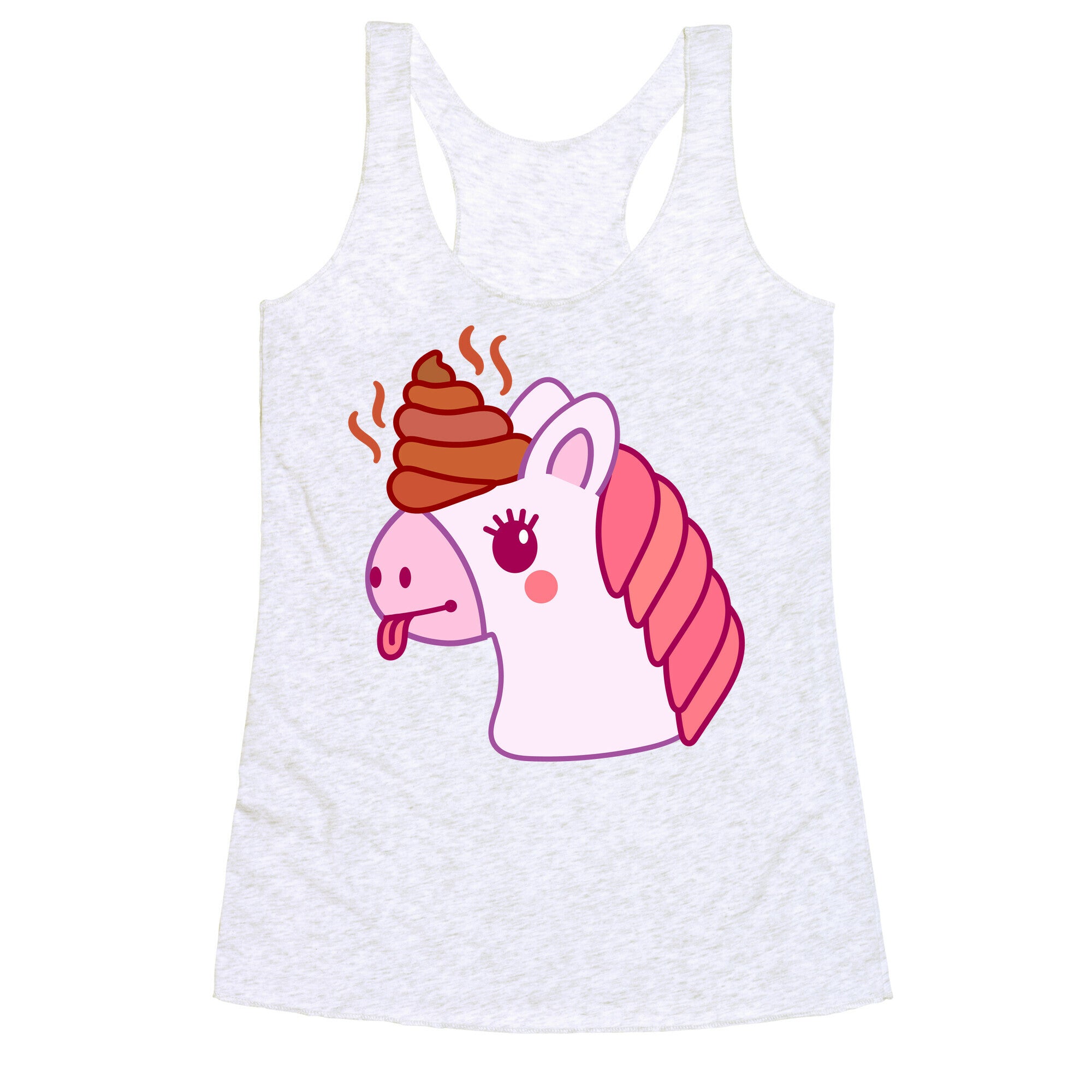 Poopicorn Racerback Tank